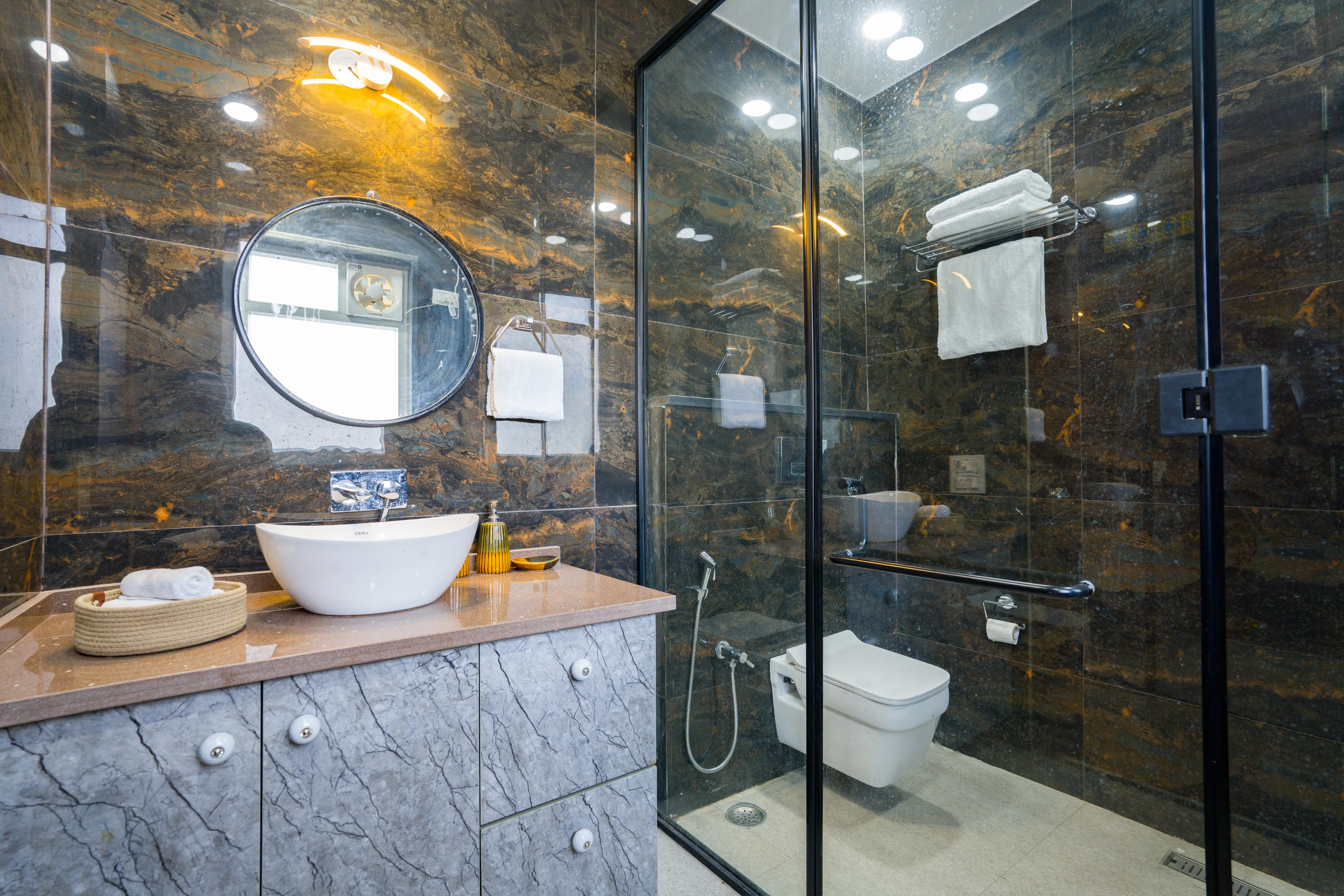 AdhiVa Retreat Farmhouse, Delhi NCR - Bathroom