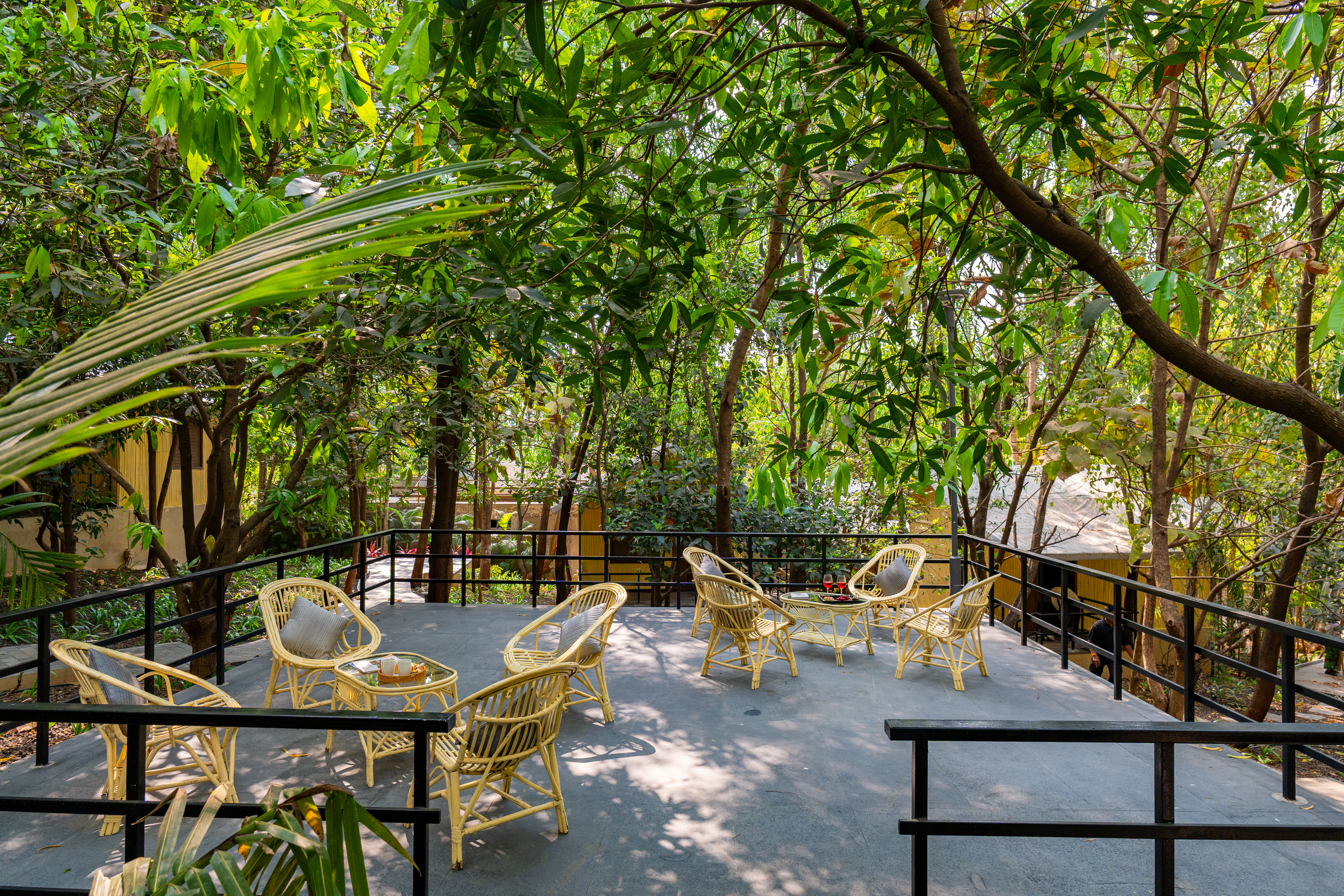 Outdoor seating area