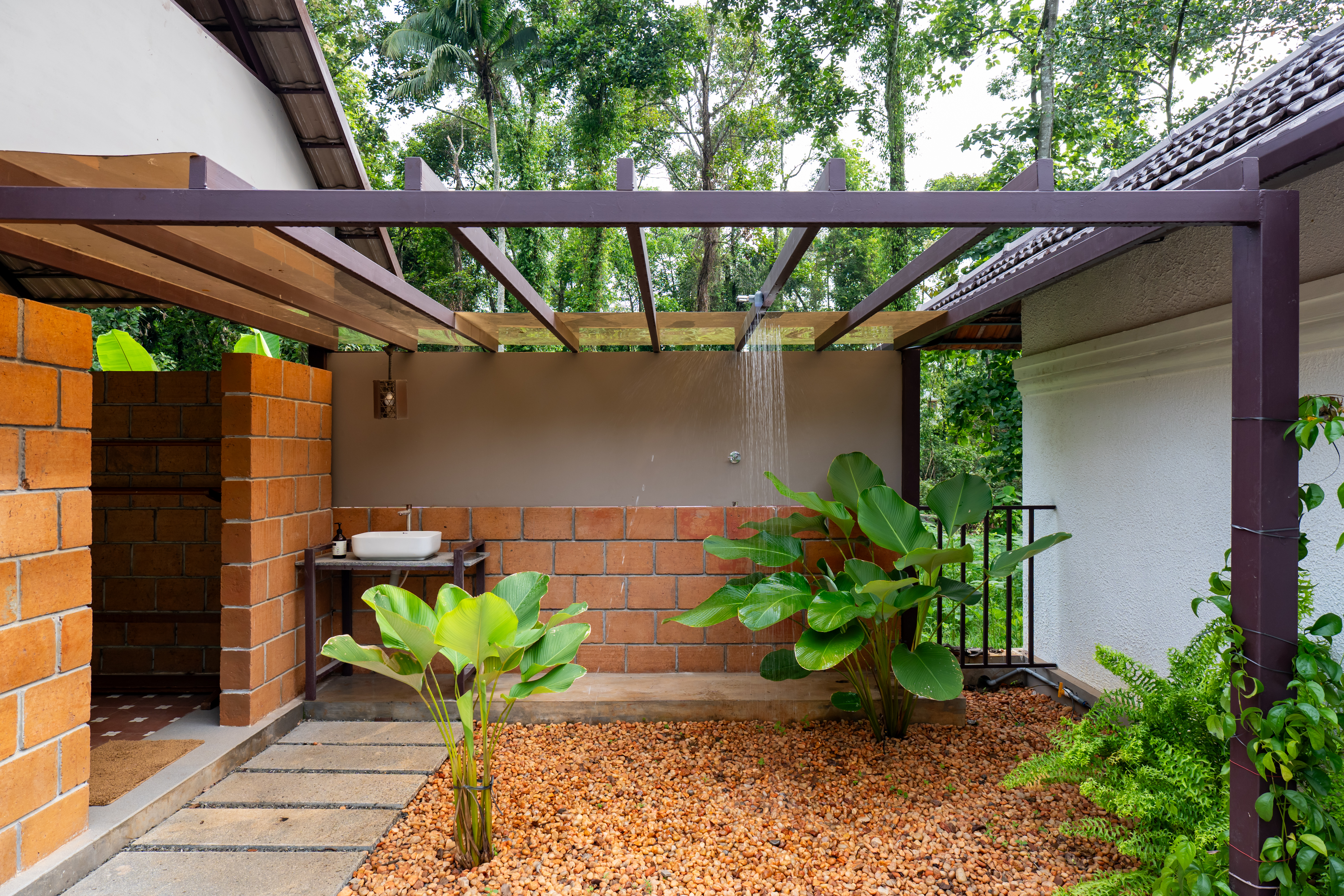 Bathing courtyard