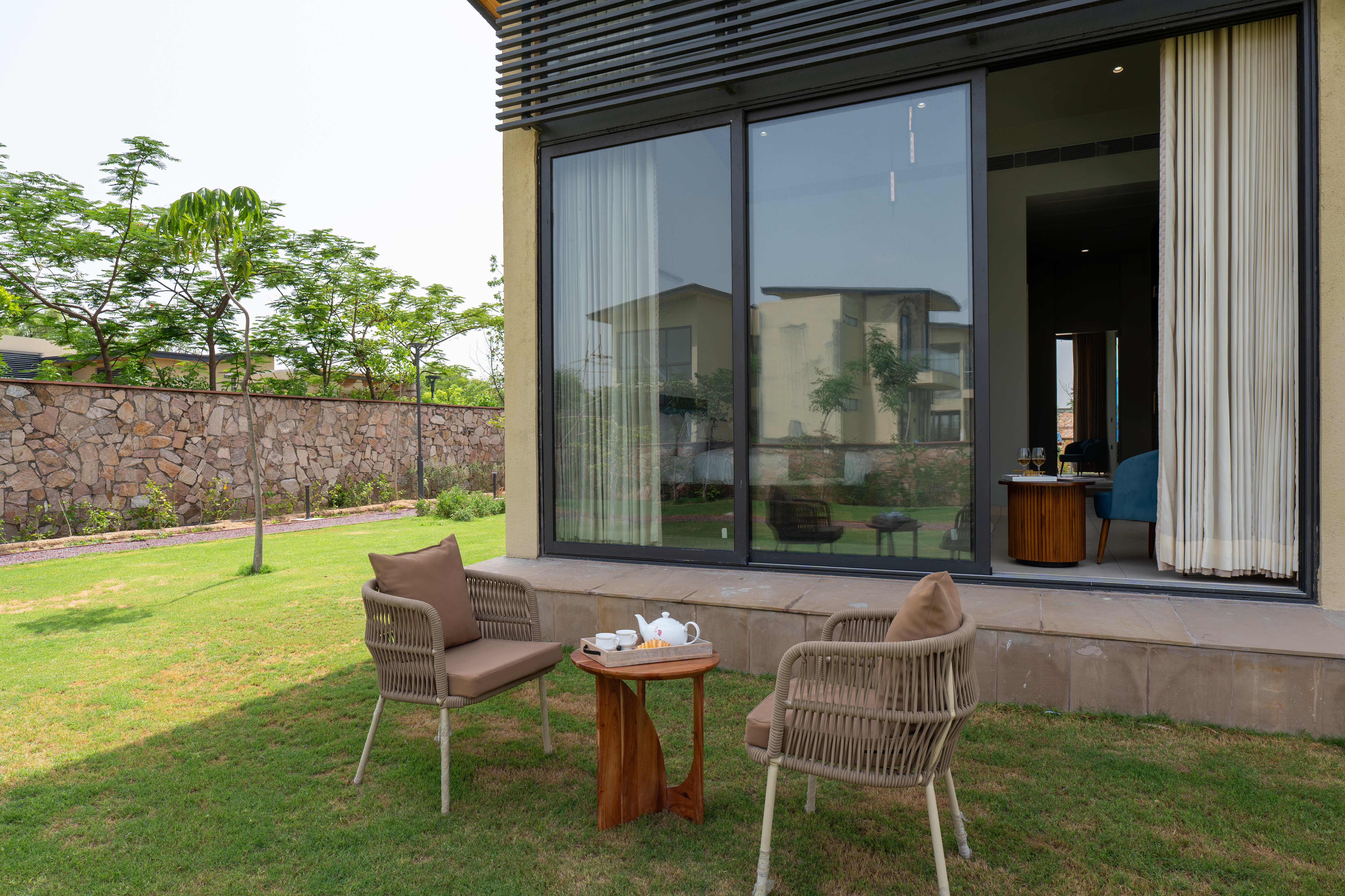 Open-air dining