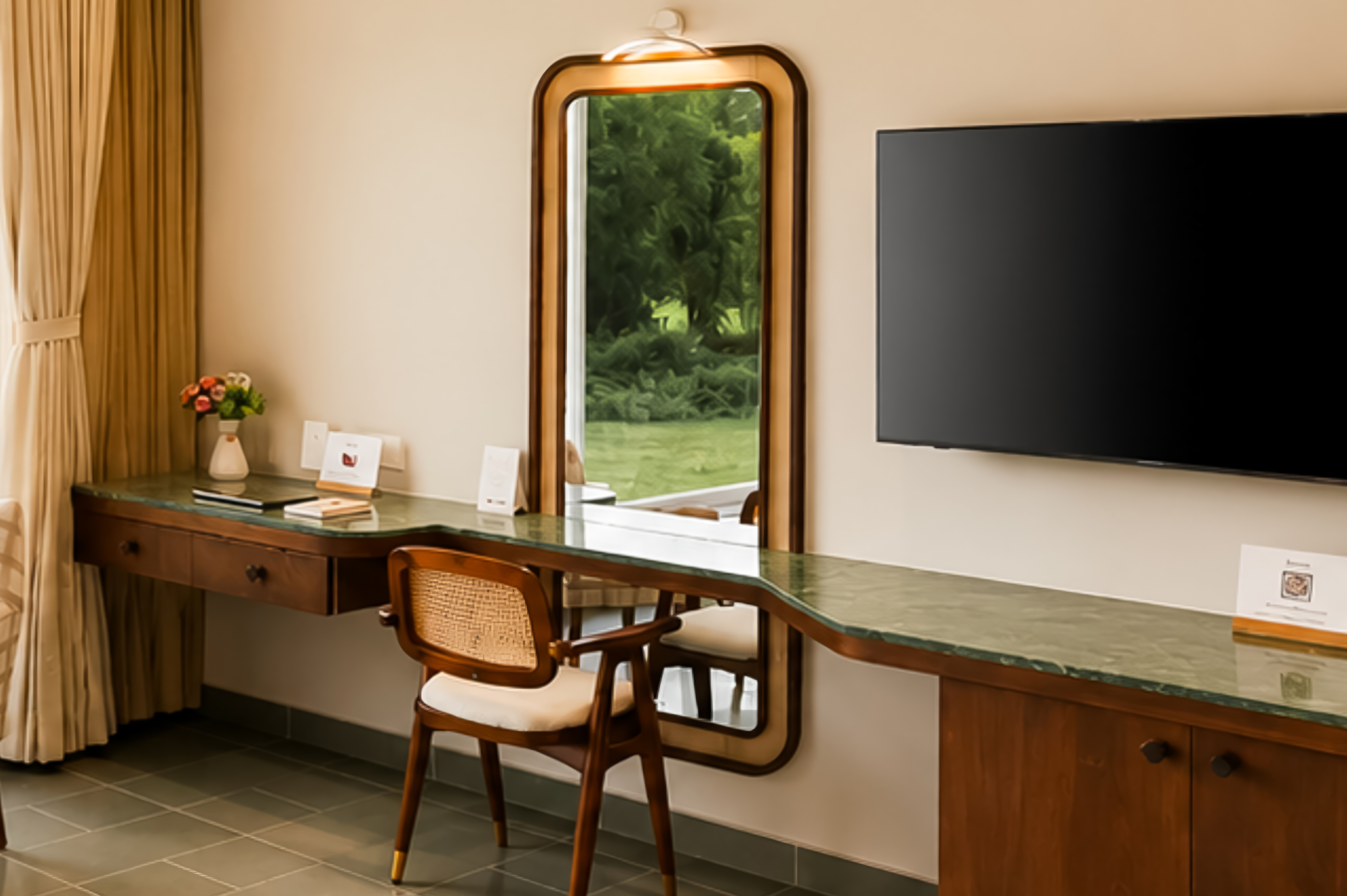 Pet-Friendly 1-Room Hotel Suite with Jacuzzi & Aravalli Hill Views — photo 16
