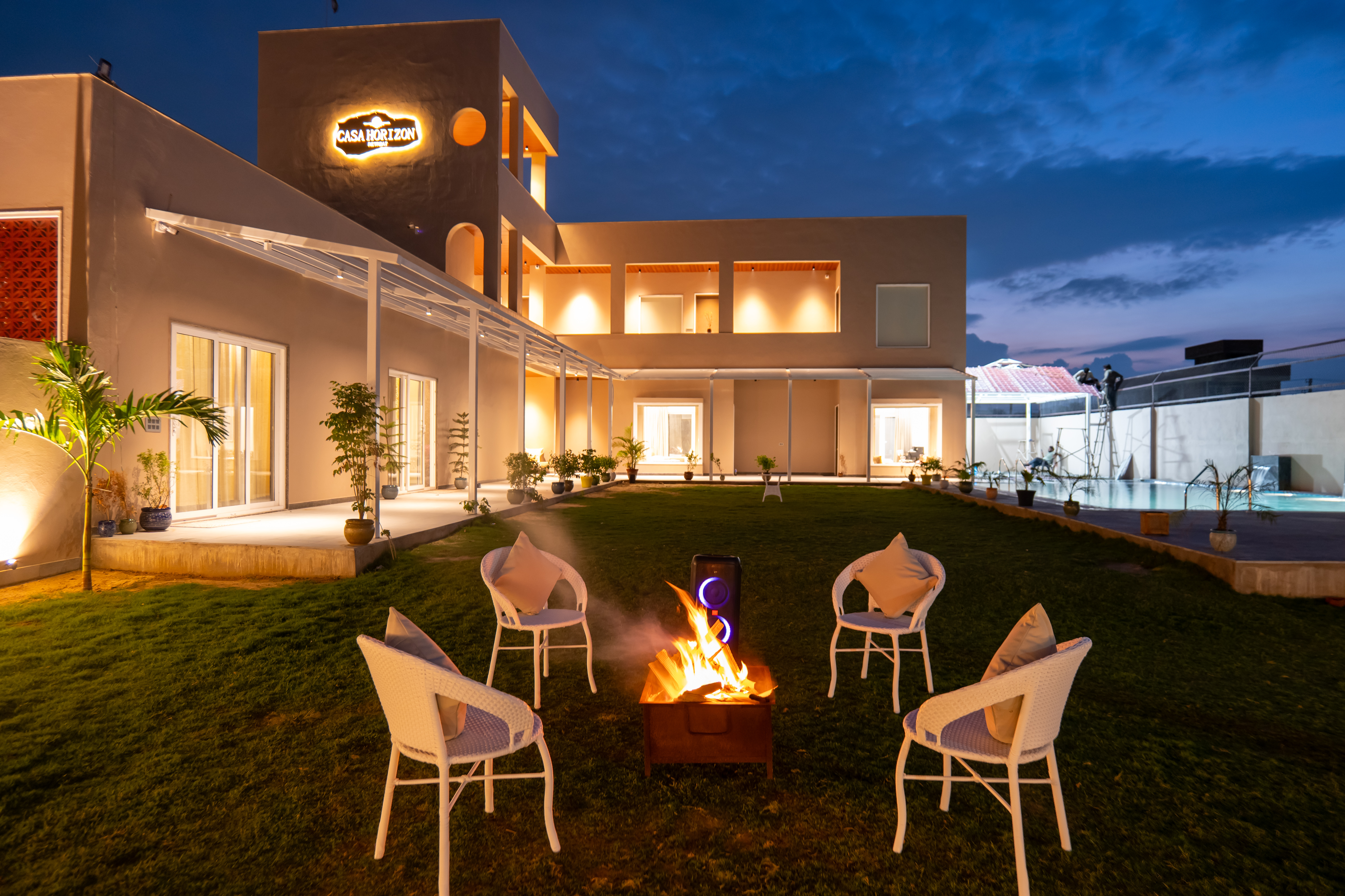 6-BHK Villa with Private Pool, Spacious Lawn, Terrace & Poolside Gazebo — photo 8