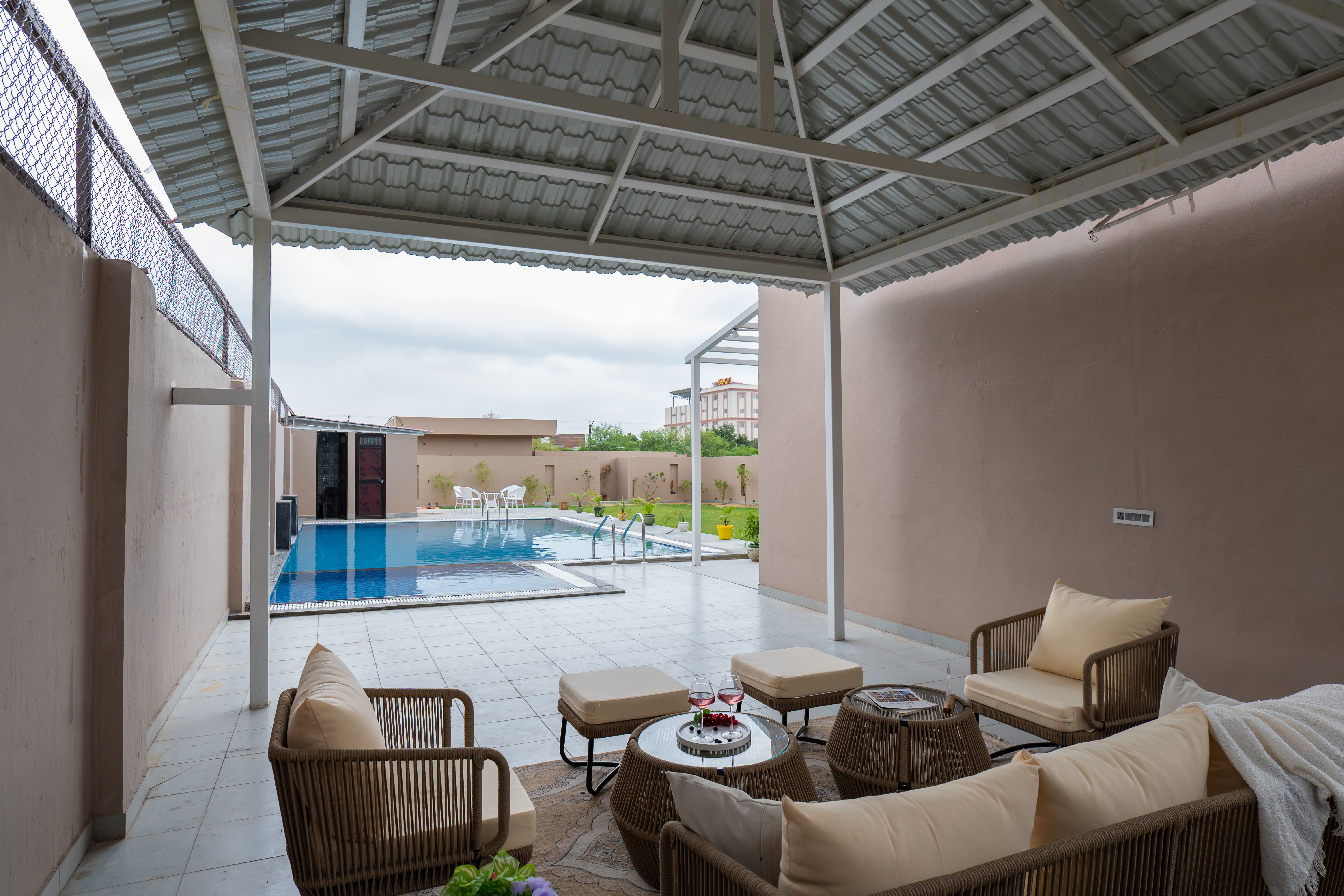 6-BHK Villa with Private Pool, Spacious Lawn, Terrace & Poolside Gazebo — photo 36