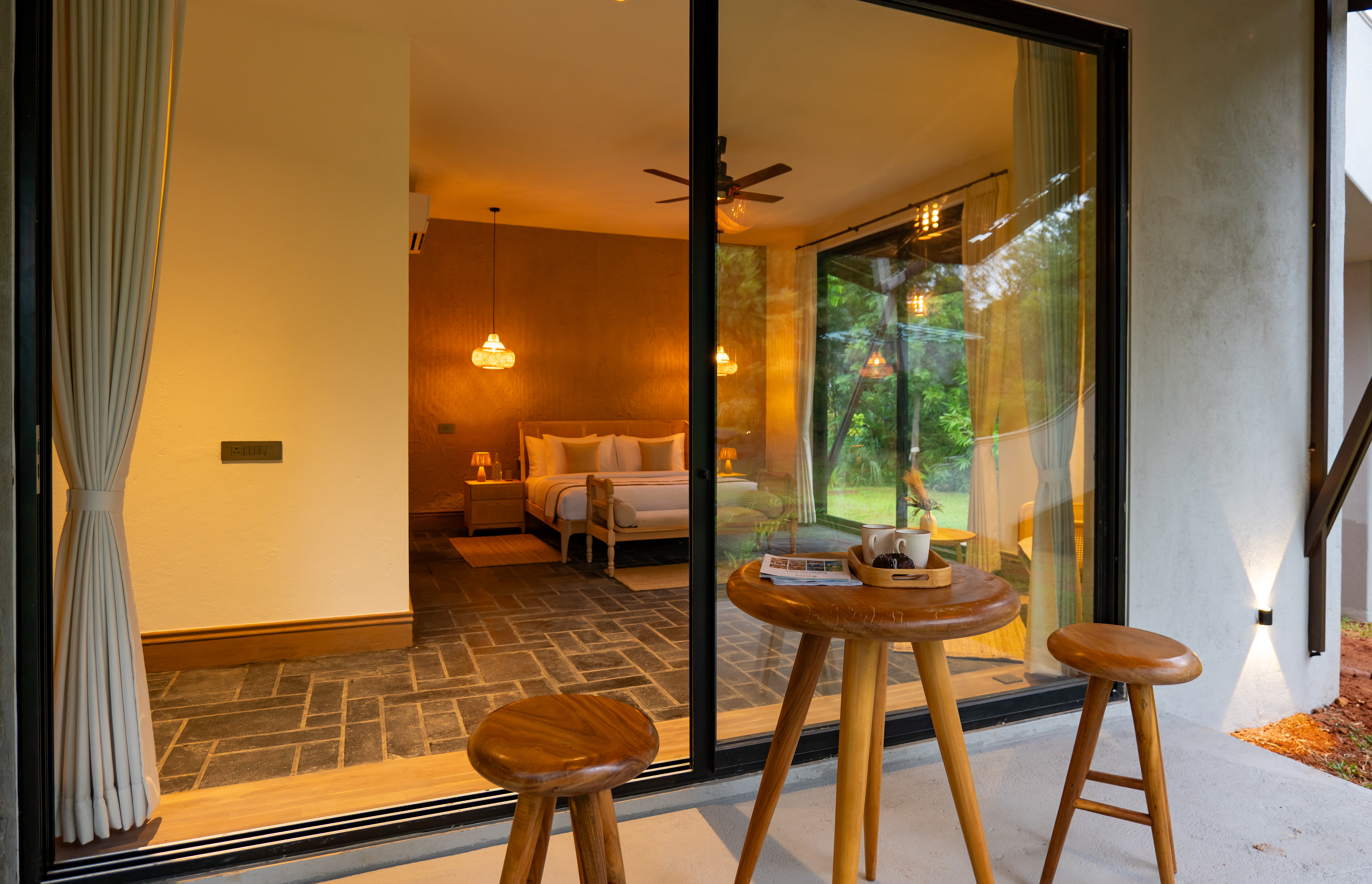 Pet-Friendly 3 BHK Farm Villa with Open-Air Movie Lounge, Fire Pit, Cabana & Landscaped Garden — photo 16