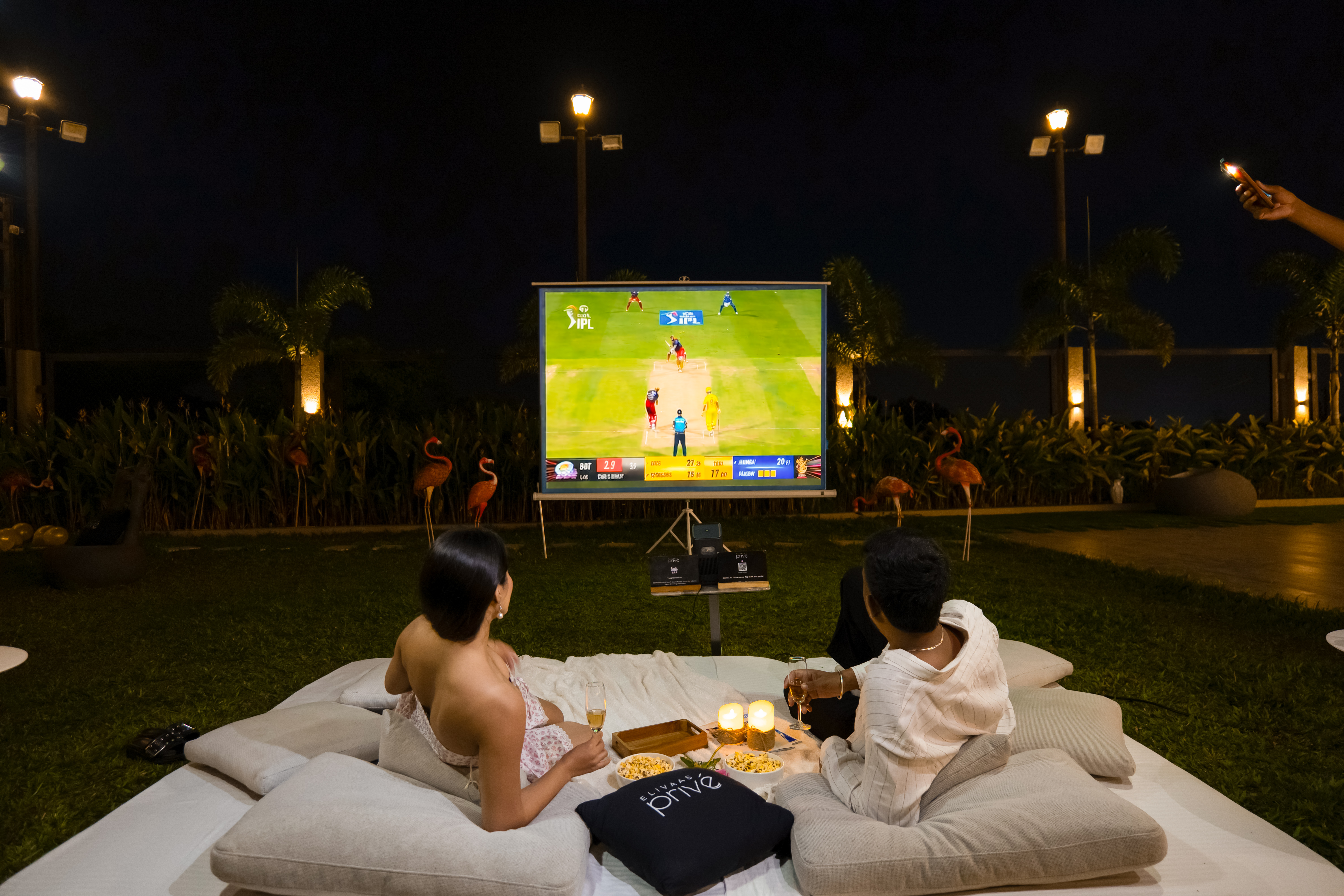 Projector experience shot