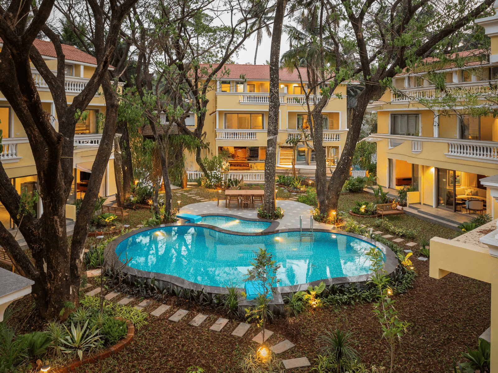 Kensho Hibiscus | Serene 3-BHK Villa With Common Pool, Plunge Pool & Lift; Near Popular Beaches - Image 2