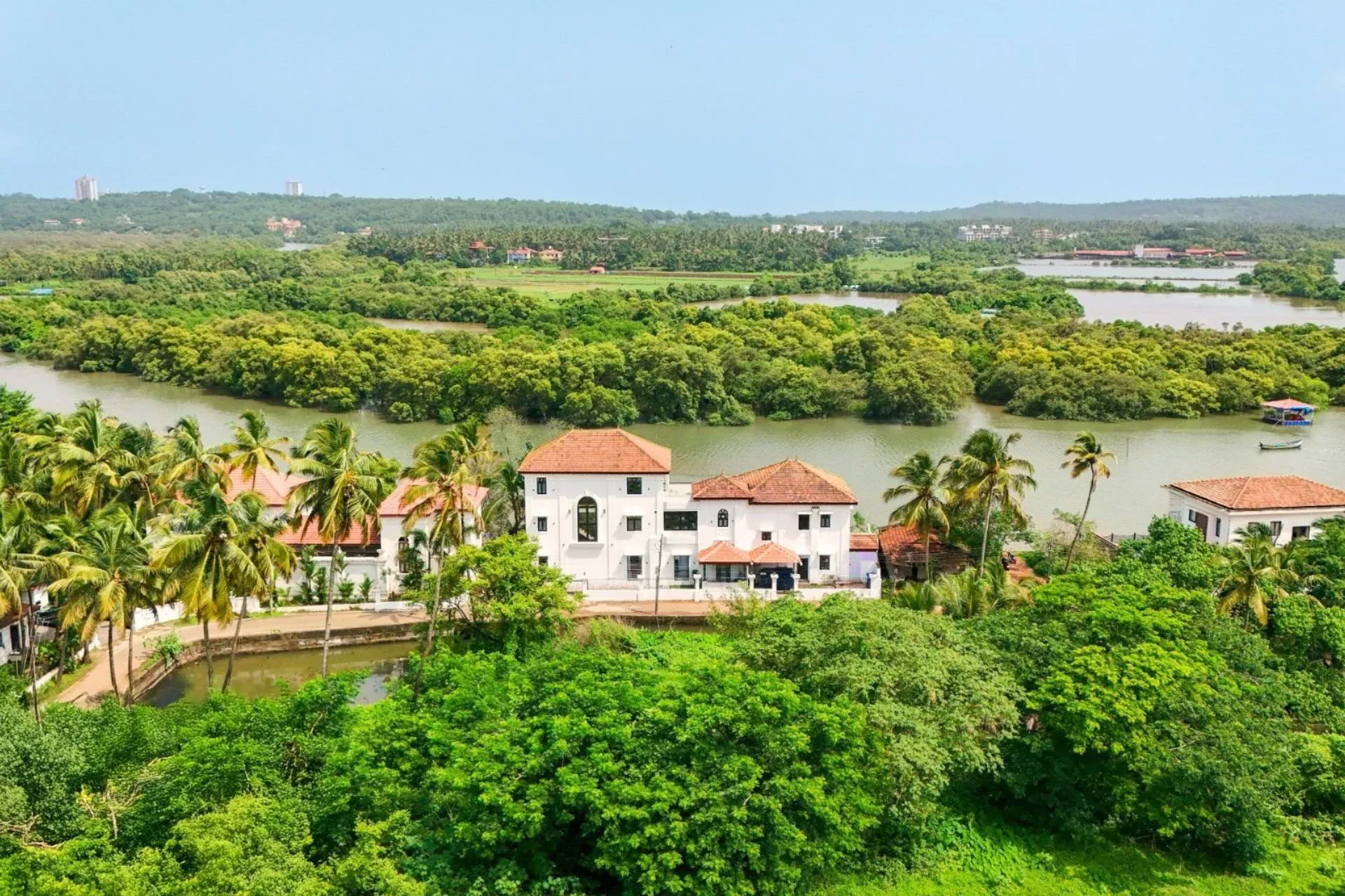 Drone_Villa_Fleuve_North_Goa