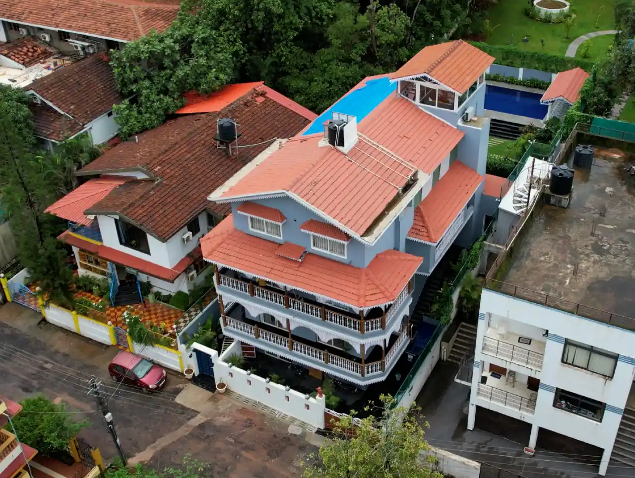 BluDoor Villa, Goa - Facade